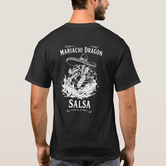 Mariachi Dragon Salsa T-shirt (Achterkant)