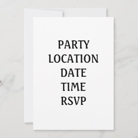 MARIACHI FROG BAND INVITATION KAART (Achterkant)