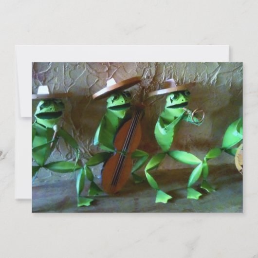 MARIACHI GONE WILD INVITATION KAART (Voorkant)