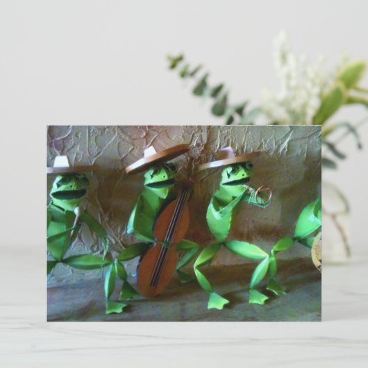 MARIACHI GONE WILD INVITATION KAART (Staand voorkant)