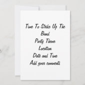 MARIACHI GONE WILD INVITATION KAART (Achterkant)