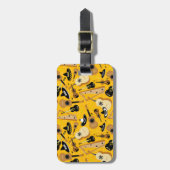 Mariachi Instruments Pattern Bagagelabel (Voorkant verticaal)