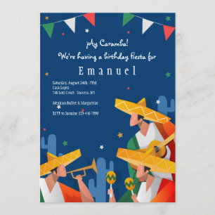 Mariachi Jongens Uitnodiging