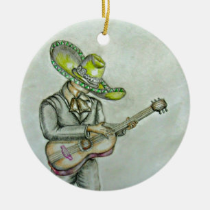 mariachi keramisch ornament