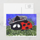 Mariachi Ladybug Briefkaart (Voorkant / Achterkant)