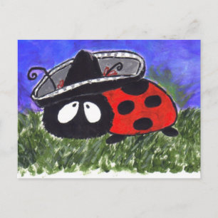Mariachi Ladybug Briefkaart