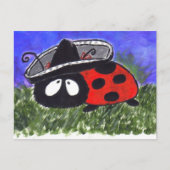 Mariachi Ladybug Briefkaart (Voorkant)