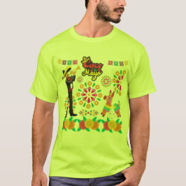 Mariachi magische nachten lichtgroen t-shirt