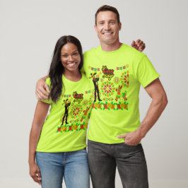 Mariachi magische nachten lichtgroen t-shirt