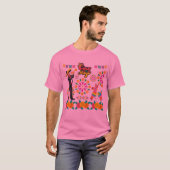 Mariachi magische nachten roze t-shirt (Voorkant volledig)