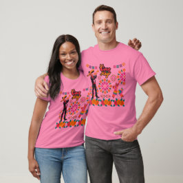 Mariachi magische nachten roze t-shirt