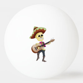 Mariachi Mannelijke Suiker Skelet Pingpongbal