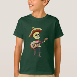 Mariachi Mannelijke Suiker Skelet T-shirt