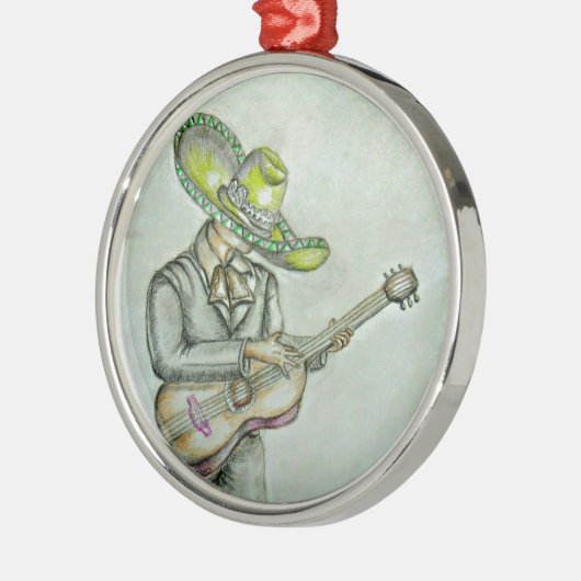 mariachi metalen ornament (Links)