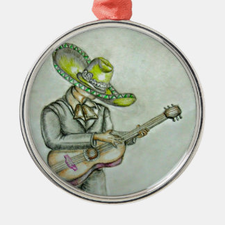 mariachi metalen ornament