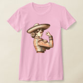  Mariachi Mexicaanse vrouw Spaans erfgoed T-shirt (Laagn)