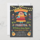 Mariachi Mexiccian Fiesta Baby shower nodigt uit Kaart (Voorkant)