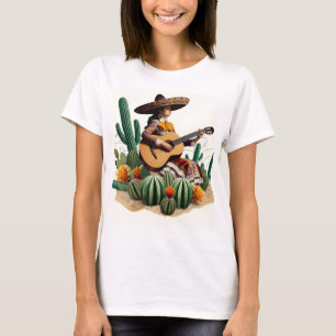 Mariachi Muse: Vrouw gitarist T-shirt