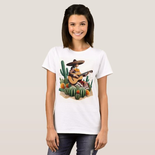 Mariachi Muse: Vrouw gitarist T-shirt