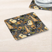 Mariachi Music Fun Kartonnen Onderzetters (Schuin)