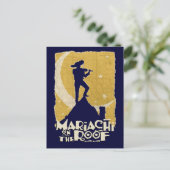 Mariachi op de weg briefkaart (Staand voorkant)