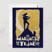 Mariachi op de weg briefkaart (Voorkant / Achterkant)