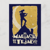 Mariachi op de weg briefkaart (Voorkant)