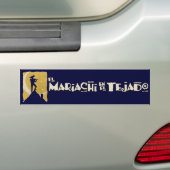 Mariachi op de weg bumpersticker (Op auto)