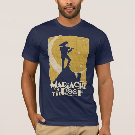 Mariachi op de weg t-shirt (Voorkant)