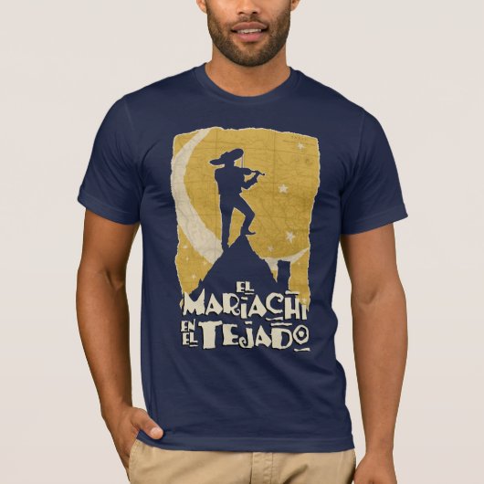 Mariachi op de weg t-shirt (Voorkant)