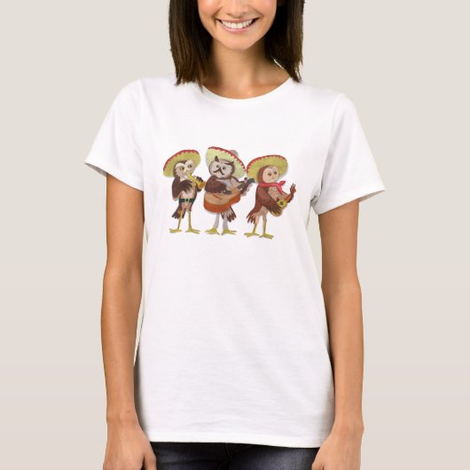 Mariachi Owl band T-shirt (Voorkant)