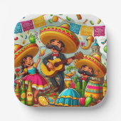 Mariachi Papieren Bordje (Voorkant)