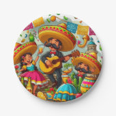 Mariachi Papieren Bordje (Voorkant)