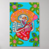 Mariachi Serenade Skeleton Poster (Voorkant)