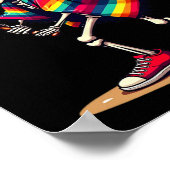 Mariachi Skeleton Baseball Cinco de Mayo Mexican S Poster (Hoek)