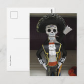 Mariachi Skeleton Briefkaart (Voorkant / Achterkant)
