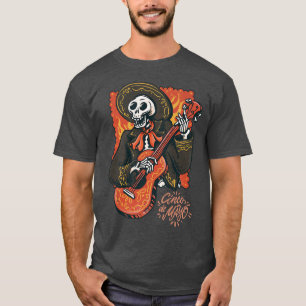 Mariachi skeleton Cinco de Mayo apparel de taco l T-shirt