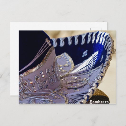 Mariachi Sombrero Briefkaart (Voorkant / Achterkant)