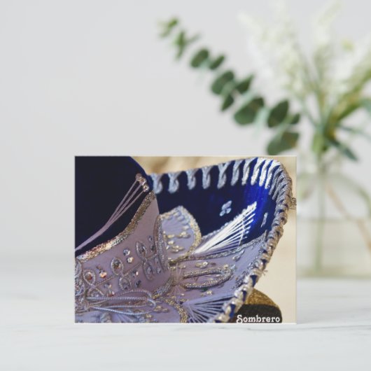 Mariachi Sombrero Briefkaart (Staand voorkant)
