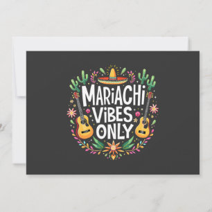 Mariachi Vibe Alleen Mexico Saxofoon Muziek Liefhe Kaart