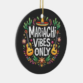 Mariachi vibes enige Mexico saxofoon muziekliefheb Keramisch Ornament (Rechts)