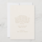 MARIAH Gold Arch Fun Familiefoto Kerst Feestdagenkaart (Achterkant)