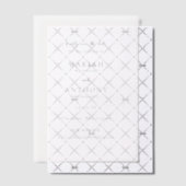 Mariah Minimal Elegant Wedding Save the Date Vellum Uitnodigingen (Offset (Uitnodiging))