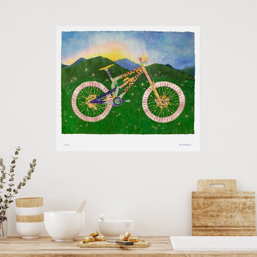 Mariah Mountain Bike Print (Keuken)