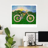 Mariah Mountain Bike Print (Thuiskantoor)