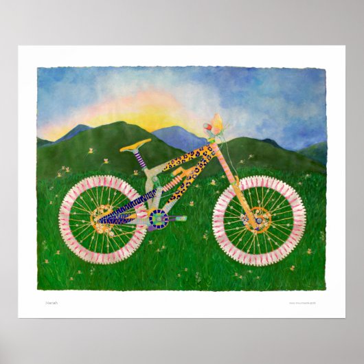 Mariah Mountainbike Print (Voorkant)