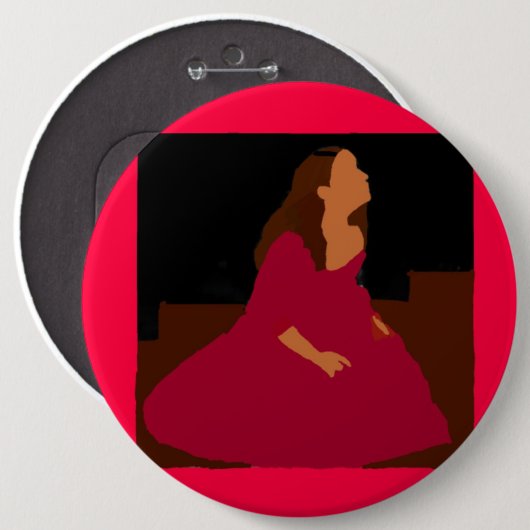 Mariah Reynolds Hamilton Ronde Button 6,0 Cm (Voorkant /achterkant)