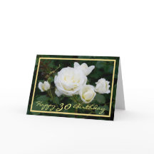 Mariah White Roses Modern Gold Lijst