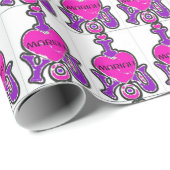 Mariah WraptnLuv™ Naam Gift Wrap Paper- LUVYBZ® Cadeaupapier (Rol Hoek)