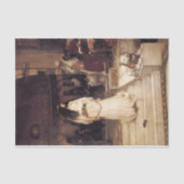 Mariamne die het arrest-Herod verlaat Tissuepapier (Voorkant)